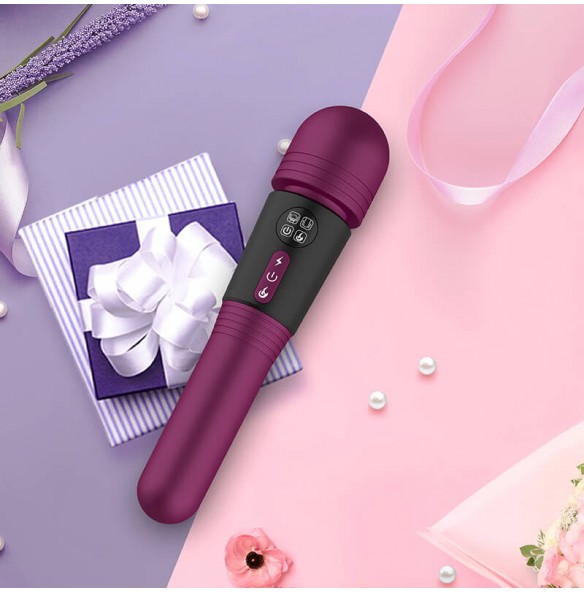 Harley - Dual-Headed AV LCD Screen Heating AV Vibrator Wand (Chargeable - Purple) Harley - Dual-Headed AV LCD Screen Heating AV Vibrator Wand (Chargeable - Purple)